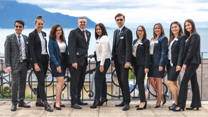 Hotel Institute Montreux' forum för studentambassadörer.